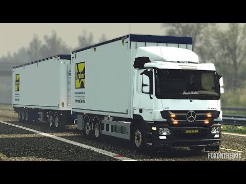 MB Actros MP3 Reworks + Rigid Chassis V3.8 | Euro Truck Simulator 2 (ETS2 1.32)