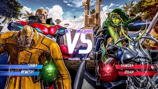 Marvel vs Capcom Infinite : Sigma & Nemesis VS Gamora & Jedah : pc Gameplay