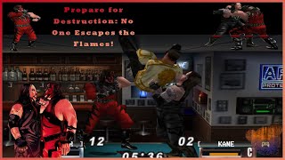 WWF No Mercy: Kane vs. Undertaker - Bloody Iron Man Match | The Rock Interference Shocking !