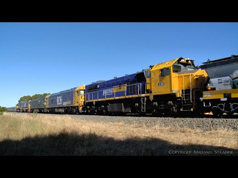 5 Locomotive 7736V Pacific National Grain Train Crosses The Great Southern (29/12/2021) - PoathTV