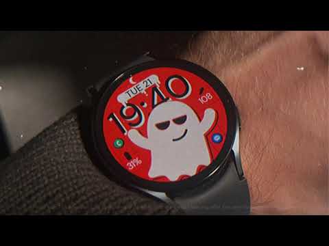 Digital Halloween Watch Face
