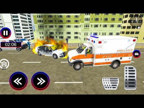 Duty Ambulance Rescue Driver Simulator - City Emergency Ambulance Van 911 - Gameplay Android