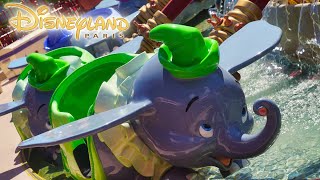 4K Dumbo the Flying Elephant - Disneyland Paris