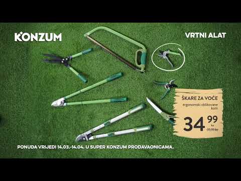 Konzum akcija Dom i vrt od14.03.-14.04.2019.