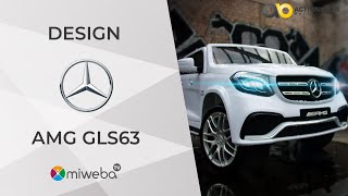SUV ALLSTAR für Kinder - Mercedes GLS63 AMG Kinder Elektroauto - Allrad & Ledersitze | Miweba
