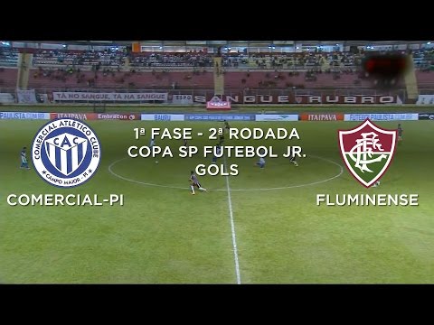 Gols - Comercial-PI 0 x 9 Fluminense - Copa São Paulo Futebol Jr. - 08/01/2015