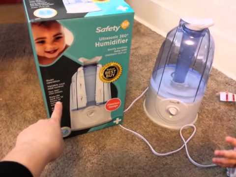 Ultrasonic 360 degree humidifier