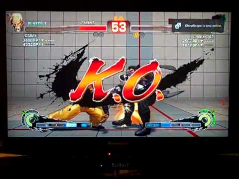 SSF4 AE - umataro42 vs JCSlice 008 (Bison vs Gen)