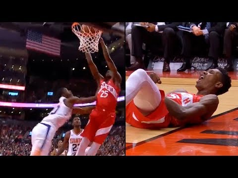 Josh Jackson Gets Flagrant 1 Foul & Ejected from Game after Shoving Chris Boucher | Raptors vs Suns