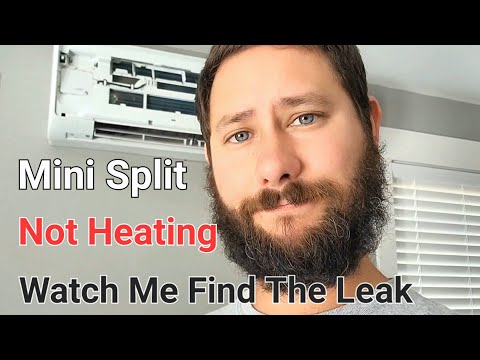 Mini Split Not Heating Leaking Refrigerant