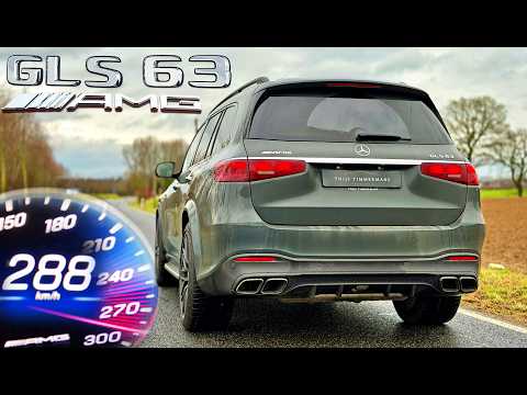 NEW! Mercedes-AMG GLS 63 634HP // 0-100 100-200 TOP SPEED POV & SOUND