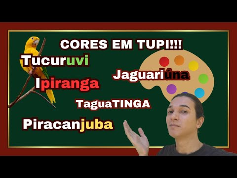 CORES EM TUPI ANTIGO