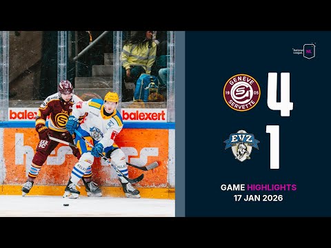 Genève-Servette HC vs. EV Zug - Game Highlights