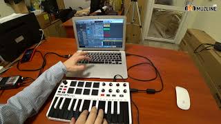 Video thumbnail for AKAI MPK MINI MK2 WHITE Keyboard Controller Обзор/Распаковка/Unpacking/Overview/Midi by Дмитрий Айвазян