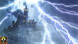 Intense Thunderstorm Sounds with Downpour Rain, Strong Thunder & Violent Lightning for Sleeping
