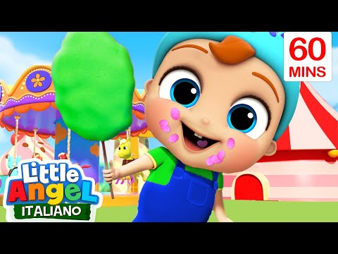 Un pomeriggio al Luna Park! 🎡🍧 Cartoni Animati con Gianni Piccino - Little Angel Italiano