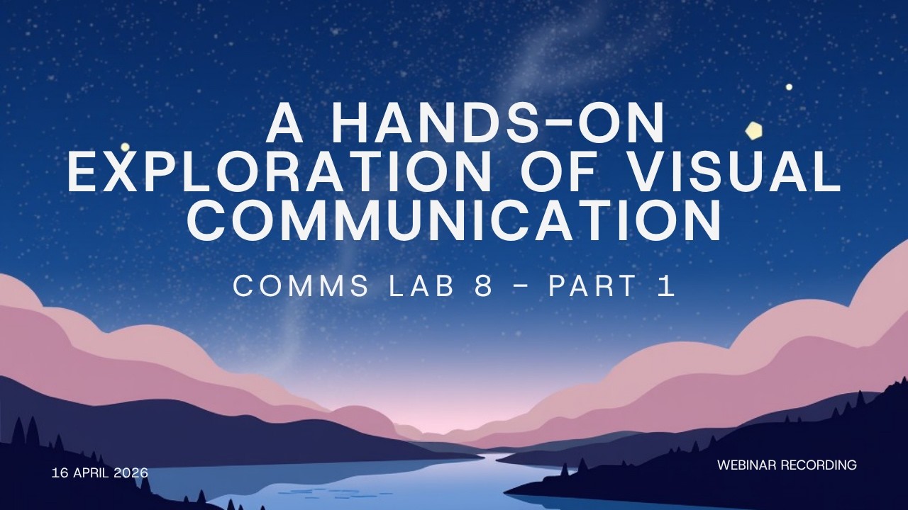 IW:LEARN Comms Lab 8: A Hands-on Exploration of Visual Communication (Part 1)