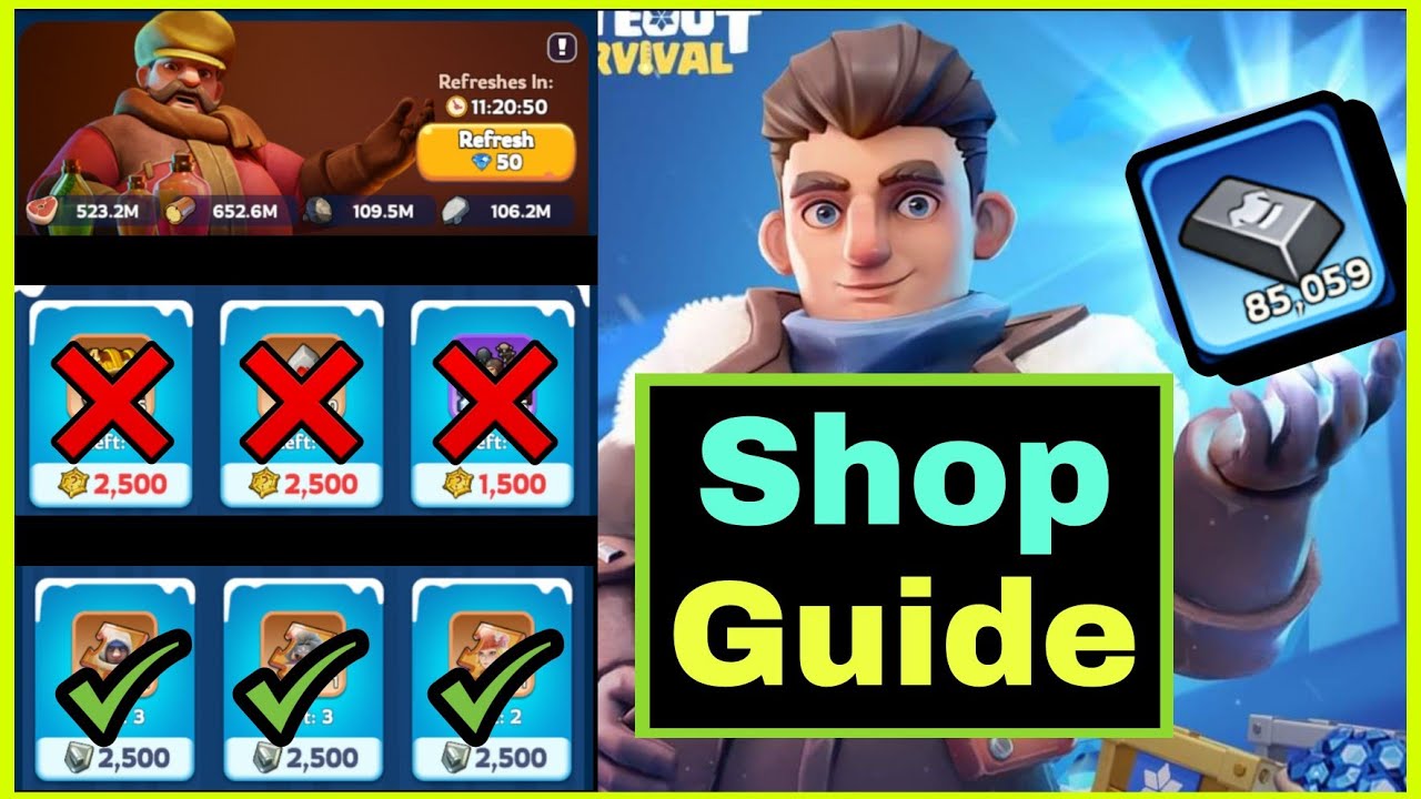❌ Stop buying wrong items | Ultimate Guide on Shop - Whiteout Survival | What items you should buy