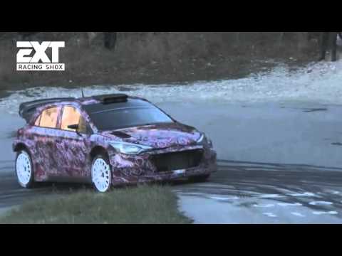 WRC 2016 Hyundai i20 testing with T. Neuville / D. Sordo / H. Paddon / K. abbring