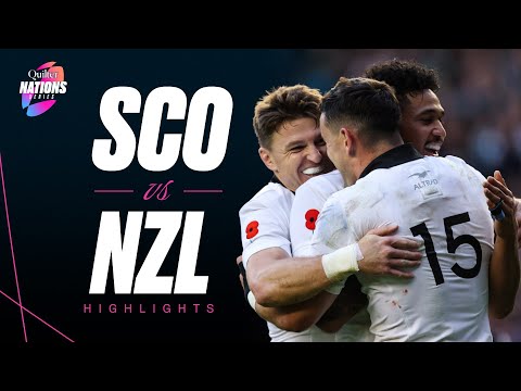 HIGHLIGHTS | Scotland v New Zealand | A game of two halves with an EPIC finish!!
