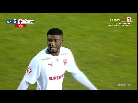GOOOL! Farul - Dinamo 2-2. Din nou corner, din nou gol! Gafa lui Maftei, pedepsită de Boateng