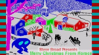 Merry Christmas from Horace on the Zx Spectrum