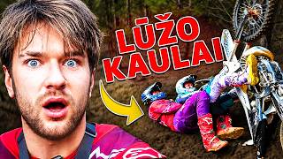 Galvojau daugiau nebevaikščiosiu... (Pirmas Kartas Motokrose)
