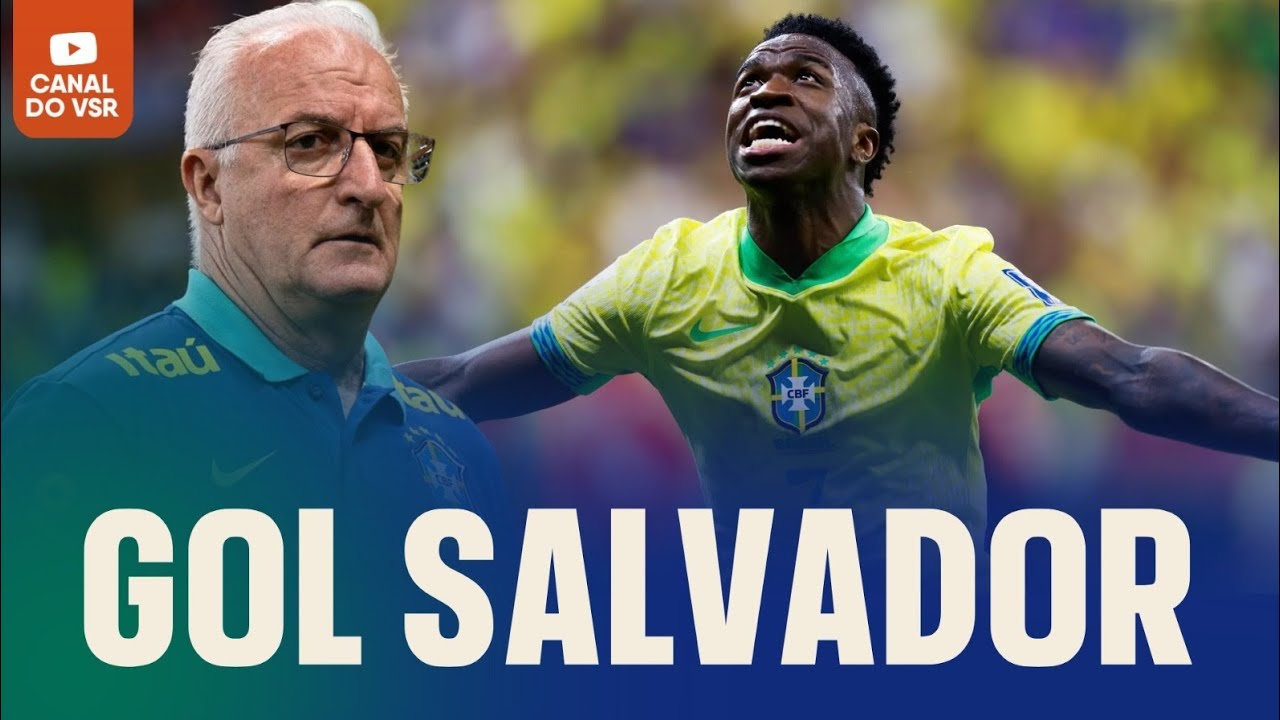 BRASIL PATINA E GOL DE VINI JR. TRAZ ALÍVIO