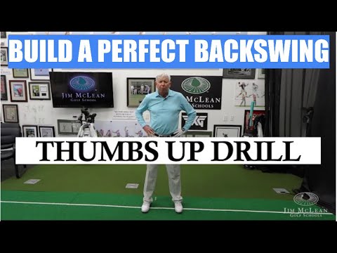 Build a perfect backswing - Thumbs Up Drill
