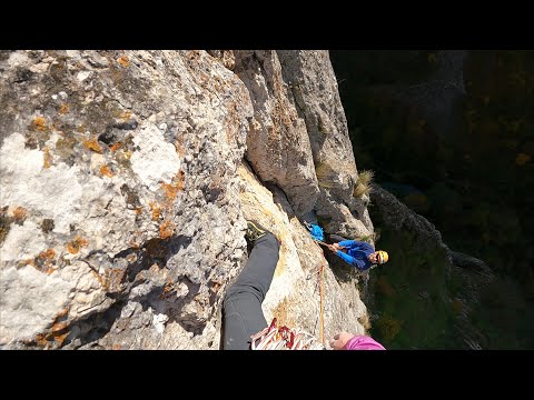 Cheile Turzii, traseul Vigh Tibor, 5B, 8- (6,A1), 8 LC