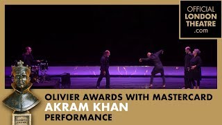 Akram Khan performs Torobaka in tribute to Sylvie Guillem at the Olivier Awards 2015 with MasterCard