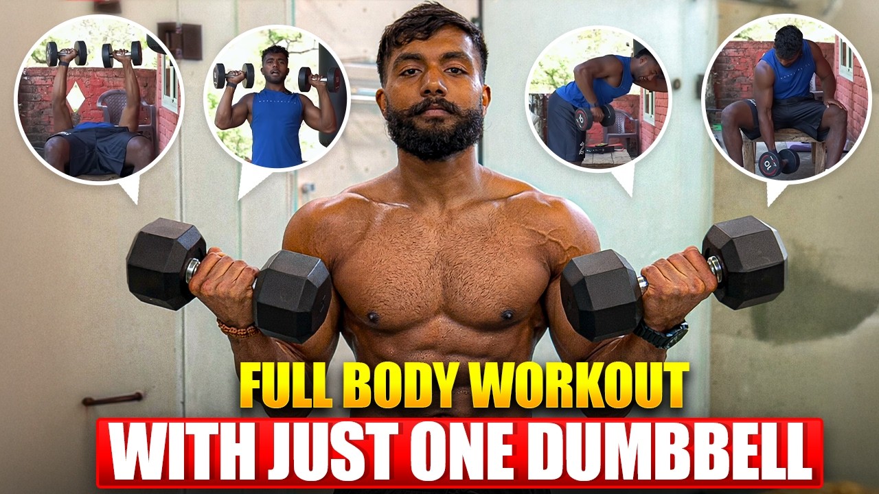 All You Need is ONE Dumbbell | Full Body Workout