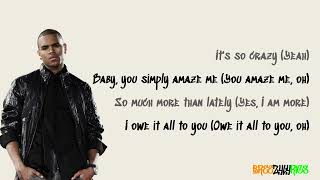 Chris Brown - Diagnosed With Love [LYRIC VIDEO]