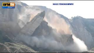 preview picture of video 'cliff collapse in Saint-Jouin-Bruneval, France'