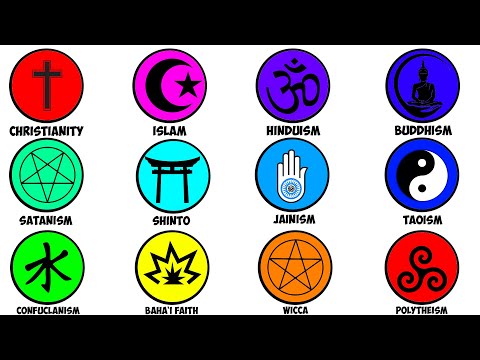 Every Religion Explained in 8 Minutes & Color Explainer