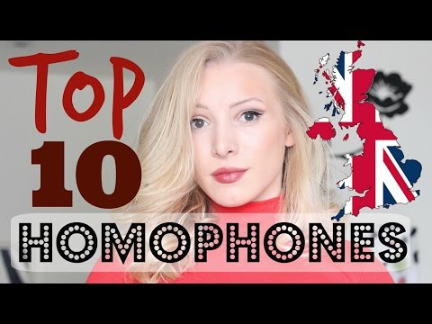 Top 10 British English Homophones