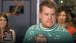 James Corden Hosts His Staff&#39;s Secret Santa Gift Exchange