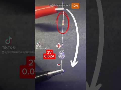 Já precisou usar um resistor e não sabia qual valor ele deveria ter? #arduino #eletronica #resistor
