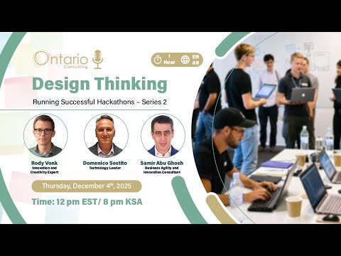 🎙️ This is the second webinar in a series covering Design Thinking world!