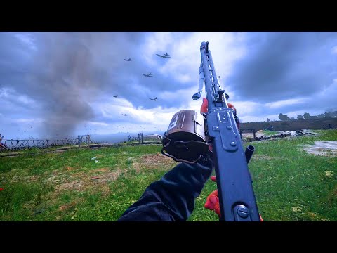 Defending Omaha Beach The Most Realistic Way !