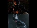 Symbiote Spiderman VS Arkham Batman #shorts