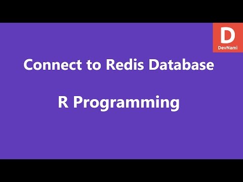 R Programming Connect to Redis Database