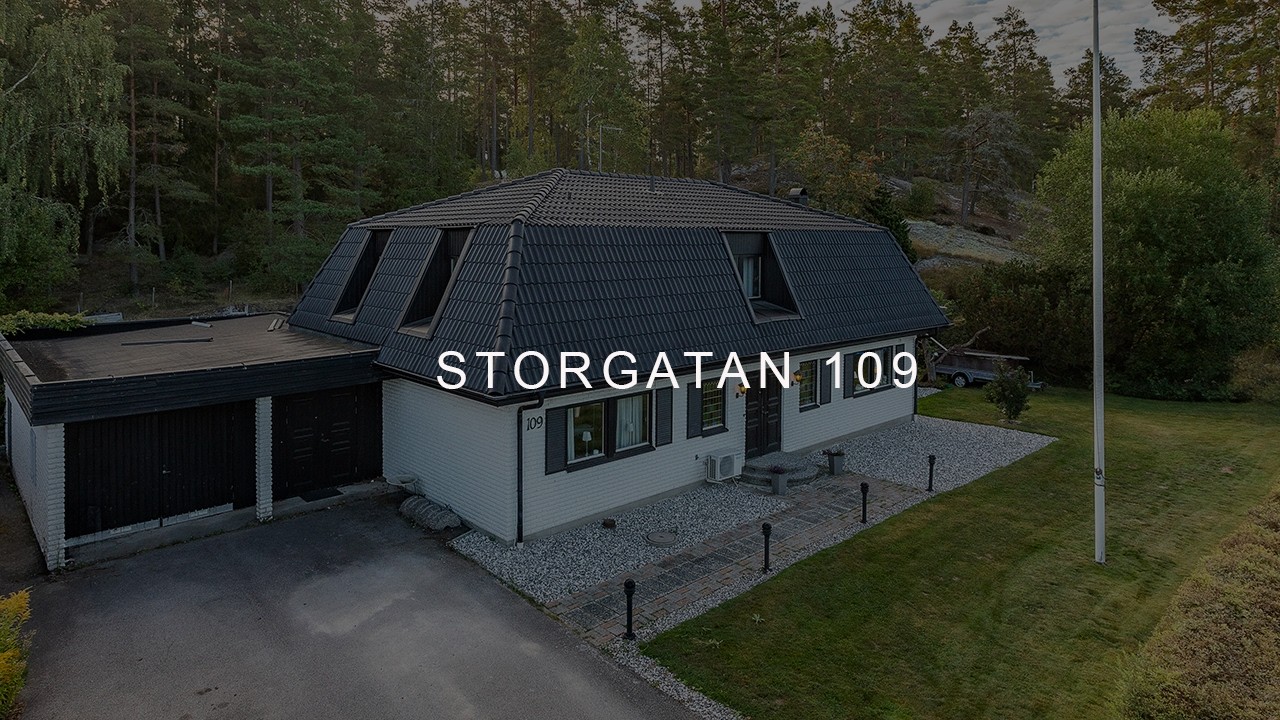 7 rum Villa på Storgatan 109 Hovmantorp Lessebo kommun - video