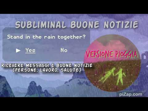 Subliminal per ricevere buone notizie (persona specifica, lavoro, salute) - versione pioggia ☔️