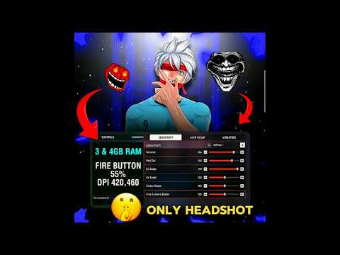Only Headshot Sensitivity😱✔️Free Fire For All📲 Devices | FF Secret Sensitivity#headshot #sensitivity