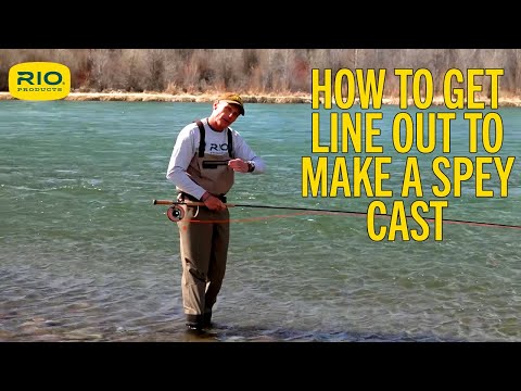 Getting Line Out To Start A Spey Cast