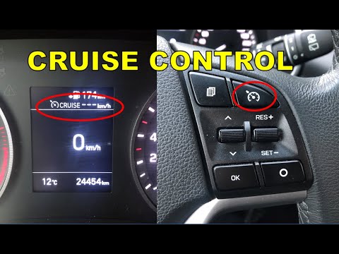 How To USE Cruise CONTROL - Hyundai Tuscon 2020