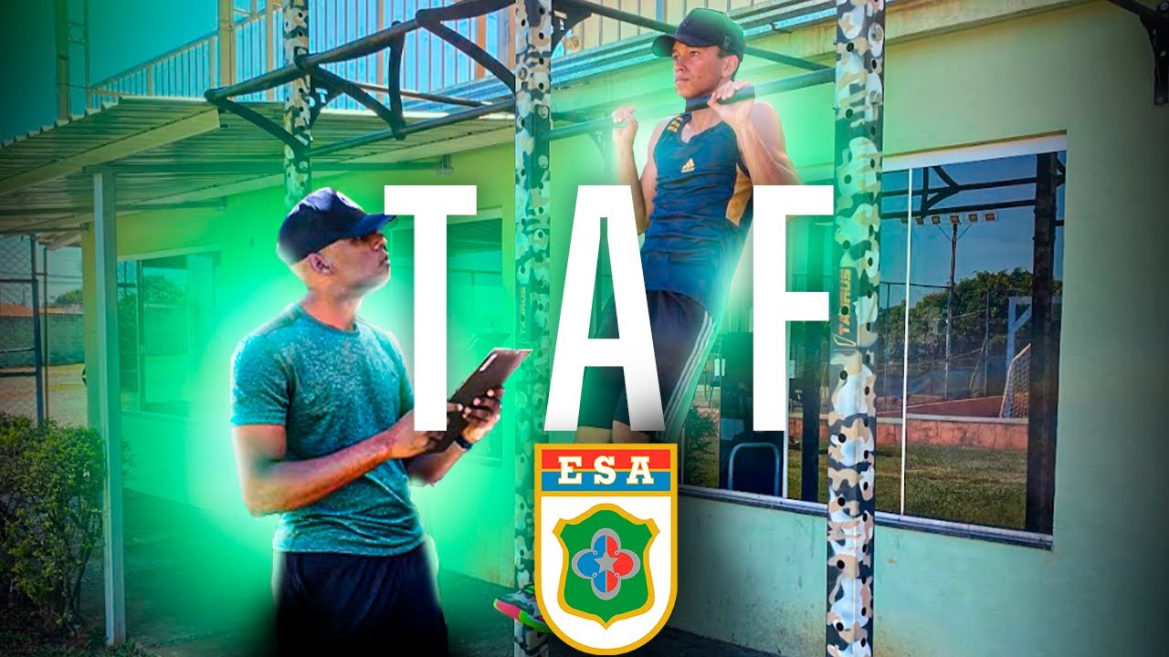 SIMULEI O TAF DA ESA NA PRÁTICA | Todos os Exercícios