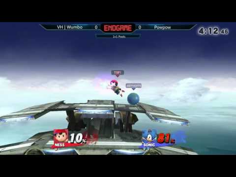 ENDGAME: 1v1 Pools – VH l Wumbo (Ness) vs. Powpow (Sonic)