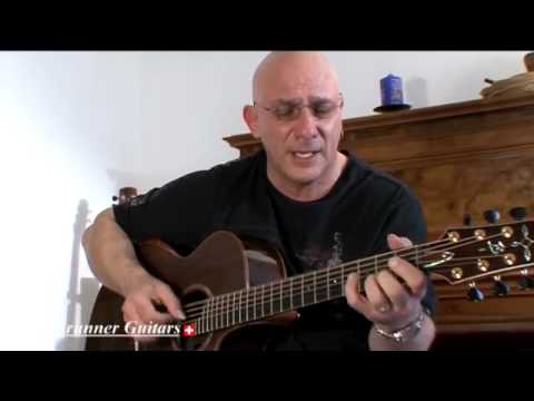 Michael Friedman demonstrating a Brunner Guitar 